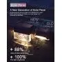 Solar Deck Lights Fence Post Lights Outdoor Lighting Garden Decorative - Permanent On All Night (6Pack)