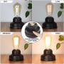 Boncoo Touch Control Table Lamp Vintage Desk Lamp Small Industrial Touch Light Bedside Dimmable Nightstand Lamp Steampunk Accent Light Edison Lamp Base Antique Night Light for Living Room Bedroom