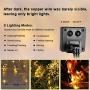 Brizled Solar String Lights Outdoor, 2 Pack 78.74ft 240 LED Solar Fairy Lights Waterproof, Solar Copper Wire Twinkle Lights 8 Modes, Solar Christmas Lights Decorative for Garden Tree Party, Warm White