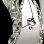 Ganeed Chandeliers,Crystal Glass Chandelier,Pendant Lighting Ceiling Lights Fixtures for Living Room Bedroom Restaurant Porch Dining Room,One Rings (Dia 11.8'',6500K)
