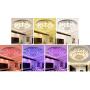 Modern K9 Crystal Luxury Ceiling Lamp Chandelier Modern Flush Mount LED Pendant Lighting 6 Color Light Gradient Mode for Dining Room Bathroom Bedroom Livingroom (Dia 31.5/80cm)