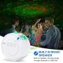 Star Projector, Galaxy Star Night Light Projector for Bedroom Ocean Wave Starry Night Light Projector with Bluetooth Music Speaker & Voice Control Sky Light Projector for Kids Adults