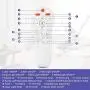 Starry Star Projector, Liwarace WiFi Star Light Projector Work with Alexa Google Home, 4 color 27 modes Night Light with Voice Control/App/Remote, Bluetooth Speaker Night Light for Kids Bedroom Gifts