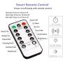 HSicily 49ft 150 LED Fairy Lights Plug in with Remote Control Timer, 8 Modes USB String Light with Adapter,Cool White LED Twinkle Lights for Christmas Thanksgiving Bedroom Indoor Decoration