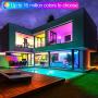Arzerlize Led Strip Lights 32.8Ft, Bluetooth Led Lights for Bedroom, 300 RGB LEDs 16 Million Color Changing Room Lights with Remote, Smart Rope Lights Music Sync Scheduled On/Off Waterproof