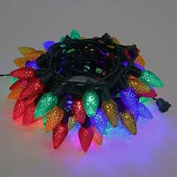 Philips 100 LED Multi Colored Faceted C9 Christmas Light String