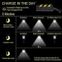Sumaote Outdoor Solar Lights, 60 LEDs Solar Motion Sensor Wall Light Outdoor with Wireless Remote Control, IP65 Waterproof Adjustable Angle Spotlights for Front Door Yard Garden Garage Patio Deck