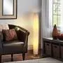 Floor Lamps for Bedrooms Living Room - Albrillo 46 Inch Tall Modern Standing Light, Floor Lamp for Office Dorm Fabric Shade Decorative