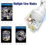 Wi-Fi Bulb Camera 360 Degree 1080P Cameras Surveillance Smart Camera with Night Vision IR Motion Detection Night Vision Two-Way Communication IP Nanny Camera 2.4GHz