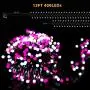 Quntis Christmas Fairy String Lights - 13FT 400 LEDs Waterproof Outdoor Indoor Valentines Day Globe Lights - Linkable and 8 Flash Modes for Wedding Party Backyard Bedroom Home Decoration, Pink White