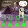 3D Mermaid Night Light for Kids, Mermaid Toys for Girl,7 Colors Changing Mermaid Lamp with Remote Control and Timer,Best Mermaid Gifts for 1 2 3 4 5 6 7 8 Year Old Girl