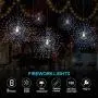 Arbnic 8 Pack 180 Led Firework Lights Starburst Light with Remote, Copper Wire Lights 8 Modes Waterproof Decorative Lights for Terrace, Garden, Party, Outdoor, Christmas