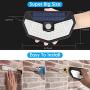 URPOWER Solar Lights Outdoor, 3 Modes Solar Motion Sensor Light Outdoor Super Bright and Wide Lighting Range Outdoor Lights Waterproof Led Security Lights Solar Flood Lights for Backyard Fence Patio