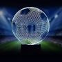 [ 7 Colors/3 Working Modes/Timer Function ]Soccer Night Light Lamps for Kids,Remote and Touch Control Dimmable LED Bedside Lamp for Room Christmas Birthday Gifts