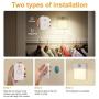 Led Night Light 2Pack with Smart Sensor, Energy Efficient Led Light, USB Charge NightLights for Kids Room, Bedroom, Bathroom, Toilet, Stairs, Kitchen, Hallway