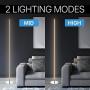JONATHAN Y JYL7007A Iris 59.5'' LED Integrated Floor Lamp Modern,Contemporary for Bedrooms, Living Room, Office, Reading, Chrome