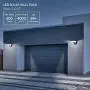 Hyperikon LED Solar Lights Outdoor, Wall Pack Fence Sconce, 4000K Daylight, PIR and Photocell Sensor 2 Pack Hyperikon LED Solar Lights Outdoor, Wall Pack Fence Sconce, 4000K Daylight, PIR and Photocell Sensor 2 Pack