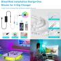 Smart Led Strip Lights APP Controlled, KSQ 32.8ft RGB LED Strip Lights Bluetooth for Bedroom Décor, Premium SMD5050 Timing& Music Sync& Remote Control LED Light Strip for Living Room Party Kitchen Bar