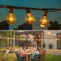 String Lights - Baxstel G40 with 27pcs Edison Light Bulbs, 25FT Clear Globe Patio Lights Outdoor Waterproof for Backyard Porch Balcony Indoor/Outdoor Commercial Decoration… String Lights - Baxstel G40 with 27pcs Edison Light Bulbs, 25FT Clear Globe Patio Lights Outdoor Waterproof for Backyard Porch Balcony Indoor/Outdoor Commercial Decoration…