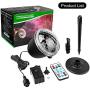 Water Wave LED Projector Light - Ocean Wave Waterproof LED Ripple RGB 3D Water Effect with Remote Control Undersea Strobe Projector Lamp for Christmas Halloween Wedding Party Holiday Disco Kids Adult