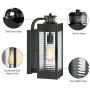 MOTINI Motion Sensor Outdoor Wall Light Lantern Modern Waterproof Wall Sconce with ORB Finish for Porch,Entryway Exterior Light Fixture,Bulb Included