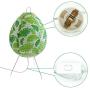 Archi Table Lamp, Standing Lamps with Rice Paper Shade for Bedroom, Livingroom (Palm Leaf)