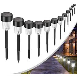 Solar Lights Outdoor or Solar Pathway Lights Outdoor or Solar Garden Lights or Solar Landscape Lights or Solar Lights for Outdoor Yard/Patio/Walkway/Driveway/Lawn/décor