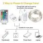 Color Changing Fairy String Lights: 66 Feet 200 Led Waterproof Twinkle Lights with Remote and Plug and 4 Light Modes for Craft Bedroom Ceiling Wedding Christmas 16 Colors