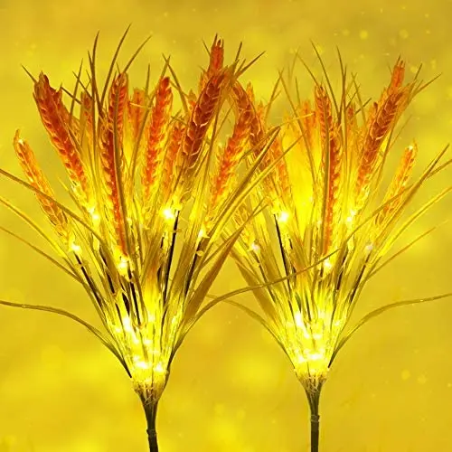 Idefair Solar Garden Lights, 2 Pack Solar Lights Outdoor Decorative Solar Landscape Lights Solar Yard Lights Solar Led Outdoor Lights Powered Waterproof Wheat Stake for Garden, Patio, Yard, Decoration Idefair Solar Garden Lights, 2 Pack Solar Lights Outdoor Decorative Solar Landscape Lights Solar Yard Lights Solar Led Outdoor Lights Powered Waterproof Wheat Stake for Garden, Patio, Yard, Decoration