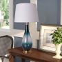 Modern Glass 28 inch Table Lamps for Living Room Set of 2 Bedside Lamps for Bedroom Table Lamp Nightstand Desk Lamps