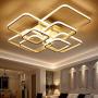 LED Ceiling Light Fixture With Remote Control,Chandelier Modern Acrylic Lighting Flush Mount Lamp 8 Heads for Dining Room Bedroom Square Kitchen Light Fixtures,Dimmable Light Color Changeable (White) LED Ceiling Light Fixture With Remote Control,Chandelier Modern Acrylic Lighting Flush Mount Lamp 8 Heads for Dining Room Bedroom Square Kitchen Light Fixtures,Dimmable Light Color Changeable (White)