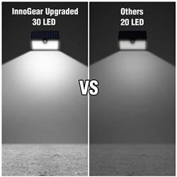 InnoGear Solar Lights Outdoor, 30 LED Motion Sensor Security Night Light with Auto on and Off for Front Door Back Yard Driveway Garden Patio Garage, Pack of 2