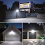 LE 50W Outdoor LED Flood Light 4200lm Super Bright Outside Floodlight Fixture, Waterproof 5000K Daylight White Commercial Security Lighting for Yard, Garden, Pack of 2