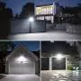 LE 50W Outdoor LED Flood Light 4200lm Super Bright Outside Floodlight Fixture, Waterproof 5000K Daylight White Commercial Security Lighting for Yard, Garden, Pack of 2