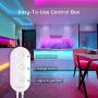 Govee 16.4ft Led Strip Lights Waterproof RGB Color Changing Light Strip Kits with Remote, Multicolor Led Lights for Room, Bedroom, Yard, TV, Kitchen, Desk, Party