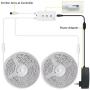 65.6 FEET Smart LED Strip Lights,Hedynshine RGB Light Strips 24V 44key Remote Controller, Work with Alexa/Google Home, Led Strip Lights Alexa 66ft