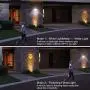 Solar Lights Outdoor Decorative, 2 in 1 Sconce Decorative Flickering Flame Wall Lights Dusk to Dawn, 87 LEDs Motion Sensor Outdoor Waterproof for Party, Garden, Patio, Garage, Back/Front Door (1 Pack)