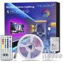 ViLSOM Led Strip Lights 16.4 Feet with 44Keys Remote and 12V Power Supply, Led Lights for Bedroom, TV, Room, Ceiling, Party, Home Decoration