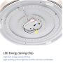 Modern 36inch Invisible Ceiling Fan Light LED Integration 3-Colors and Remote Control ABS Retractable Blades Indoor Silent Running Chandelier Fan for Living room/Bedroom/Restaurant (Silver)