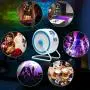 Star Projector, SUPIPRO Laser Galaxy Projector with LED Star Night Light Projector for Kids Bedroom Home Theatre Game Rooms Valentines Day Parties Decoration Gift, Built-in Speaker.
