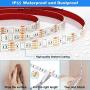 AHSELLUS LED Strip Lights, 50ft 15m RGB LED Light Strip 5050 LED Tape Lights, Color Changing LED Lights for Bedroom Kitchen Bar Party DIY Decoration with APP Bluetooth Control + Remote+Music Sync