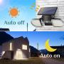 OUSFOT Solar Security Light Motion Sensor Outdoor 56 Led Solar Flood Light Dual Head Spotlights IP65 Waterproof 360 Degrees Adjustable Solar Wall Lights for Patio Front Door Yard Garden Garage Deck