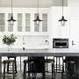 KSANA Industrial Pendant Lighting for Kitchen Island, Mini Cage Hanging Light Fixture for Dining & Living Room, Foyer Bedroom and Entryway