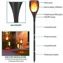 Fitybow Solar Torch Lights Outdoor, Waterproof Dance Flame Lighting Solar Garden Light Outdoor Landscape Decoration Lighting Dusk to Dawn Security Torch Light for Patio Deck Driveway 4Pack