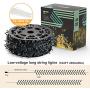 LED Outdoor String Lights - Novtech 164FT 2000LEDs Fairy String Lights Plug in Christmas Lights - Waterproof Decorative String Lights for Christmas Home Garden Patio Wedding Party Holiday - Warm White