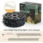 LED Outdoor String Lights - Novtech 164FT 2000LEDs Fairy String Lights Plug in Christmas Lights - Waterproof Decorative String Lights for Christmas Home Garden Patio Wedding Party Holiday - Warm White