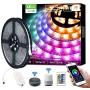 LE LED Strip Lights, 16.4ft WiFi Smart Waterproof Color Changing LED Strips, SMD 5050 LED Rope Light, App&Remote Controlled, Tape Light for Bedroom, Home and Kitchen