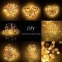 Upoom [2 Pack] Solar Fairy Lights, 400 LED Outdoor Solar String Lights Garden Copper Wire Decorative Lights 72Ft Waterproof Indoor Outdoor Lighting for Garden, Patio, Yard, Christmas
