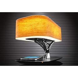 Sharper Image Bonsai Bluetooth Speaker Lamp with Wireless Charging Pad