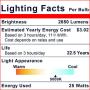 Explux 250W Equivalent LED PAR38 Flood Light Bulbs, 2650 Lumens, 5000K 2-Pack, Outdoor Full-Glass Weatherproof, Dimmable, Daylight